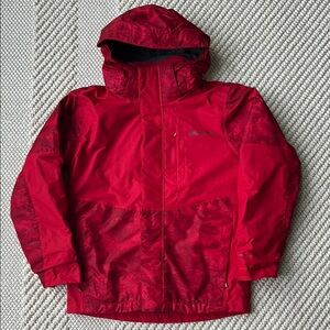 Columbia Red Hooded Jacket- kids-unisex